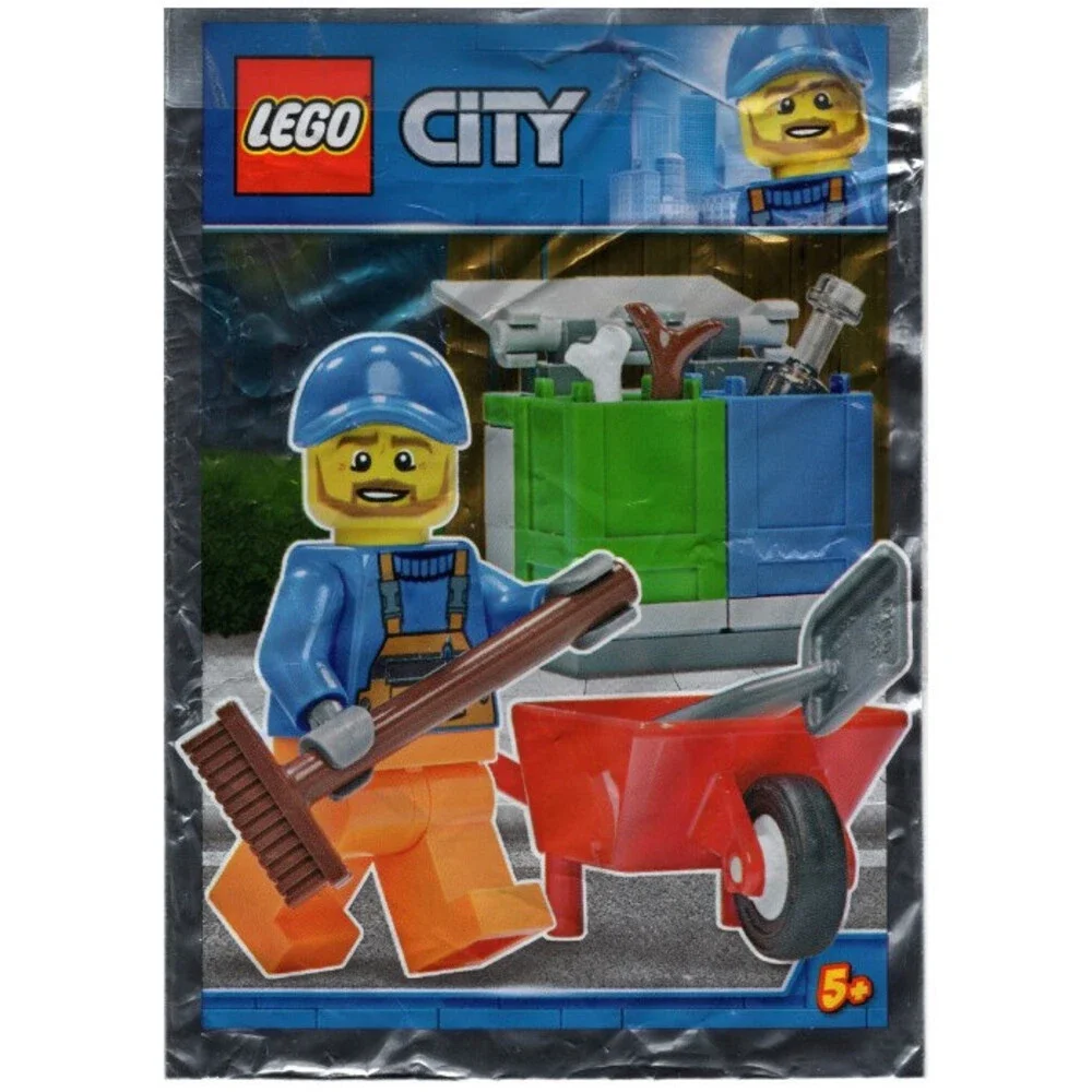 LEGO City Garbage Man Foil Bag 951809 (SEALED)